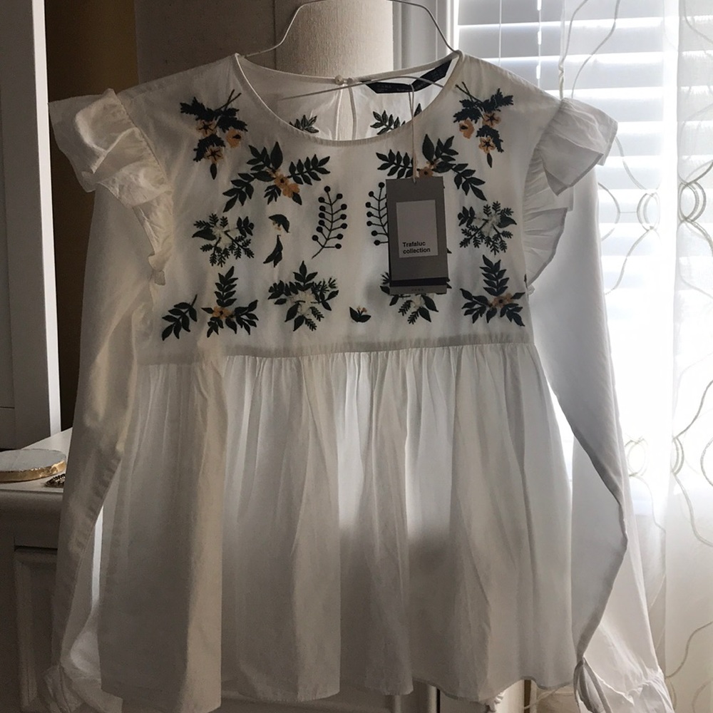 ZARA trafulac collection blouse!!